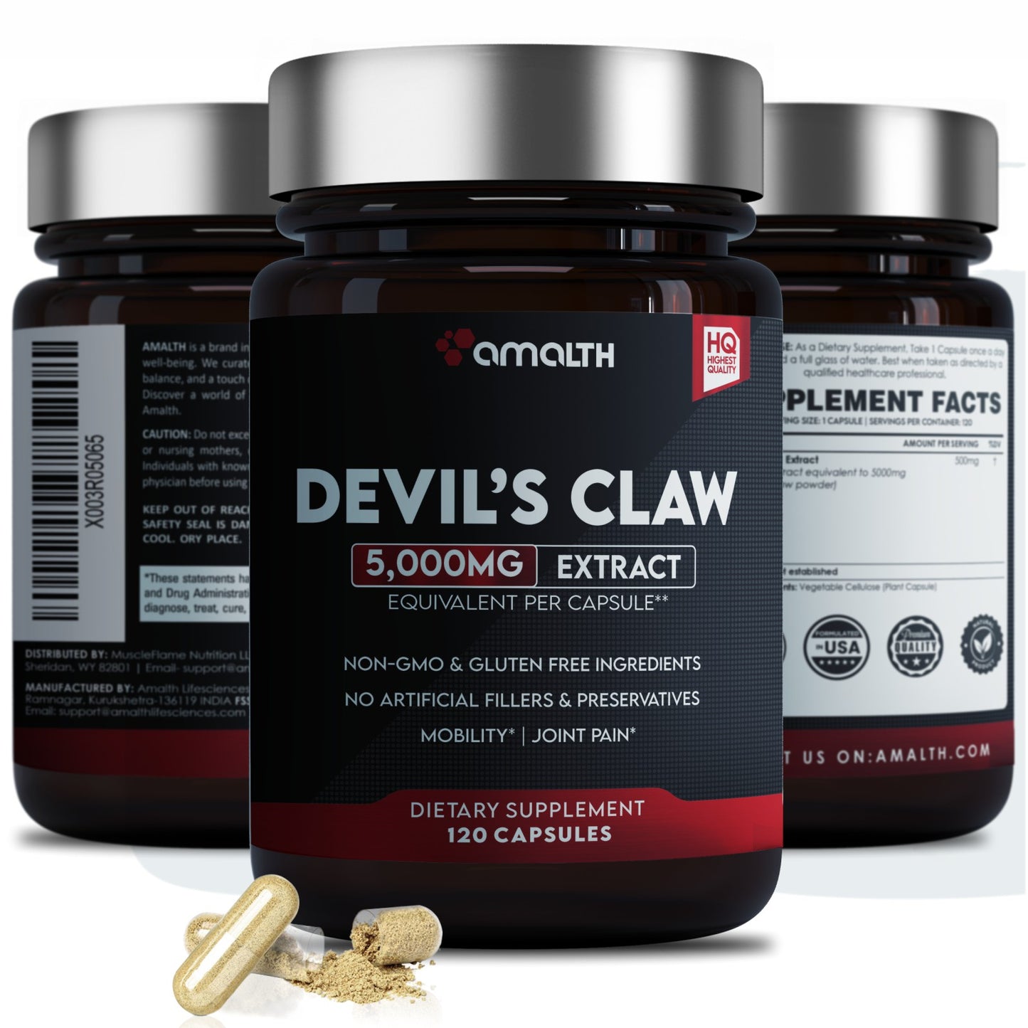 Devils Claw Extract 120 Veg Capsules