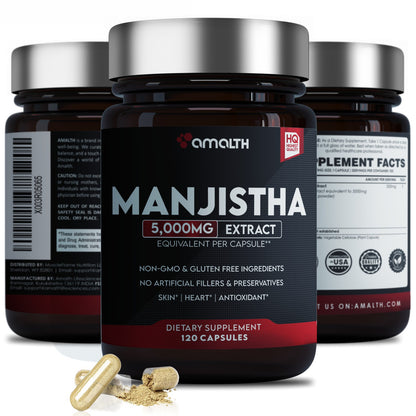 Manjistha Extract Powder 120 Capsules