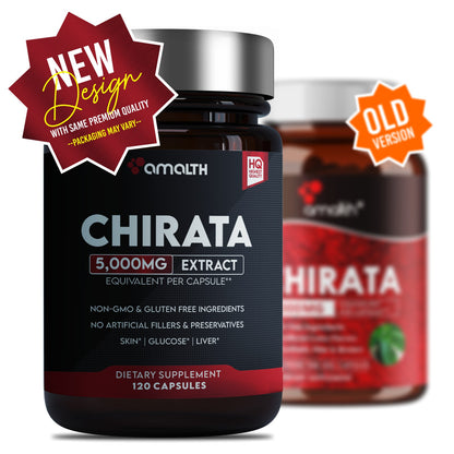 Swertia Chirata Extract Powder Dietary Supplements 120 Capsules