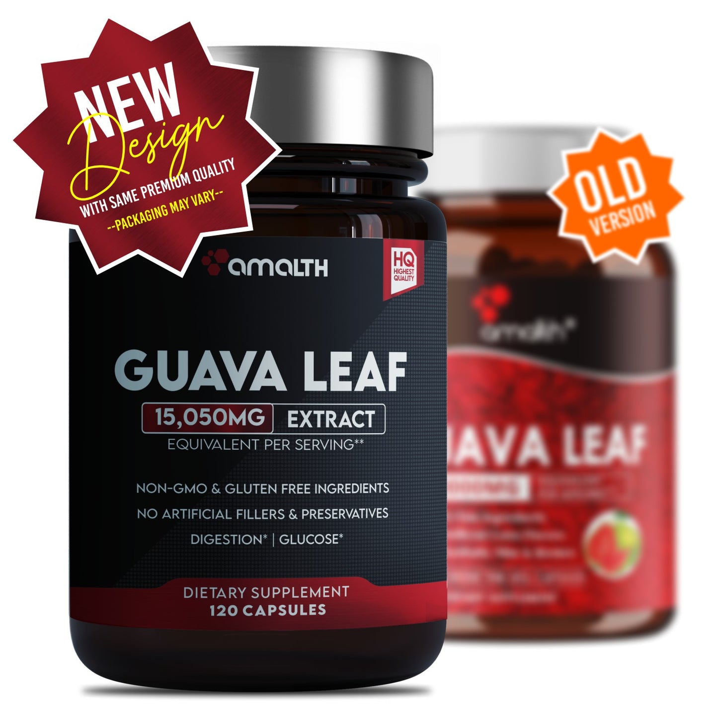 Guava Leaf Extract Powder 120 Capsules