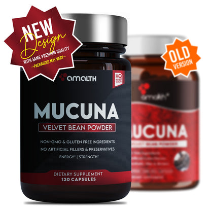 Mucuna Powder 120 Veg Capsules