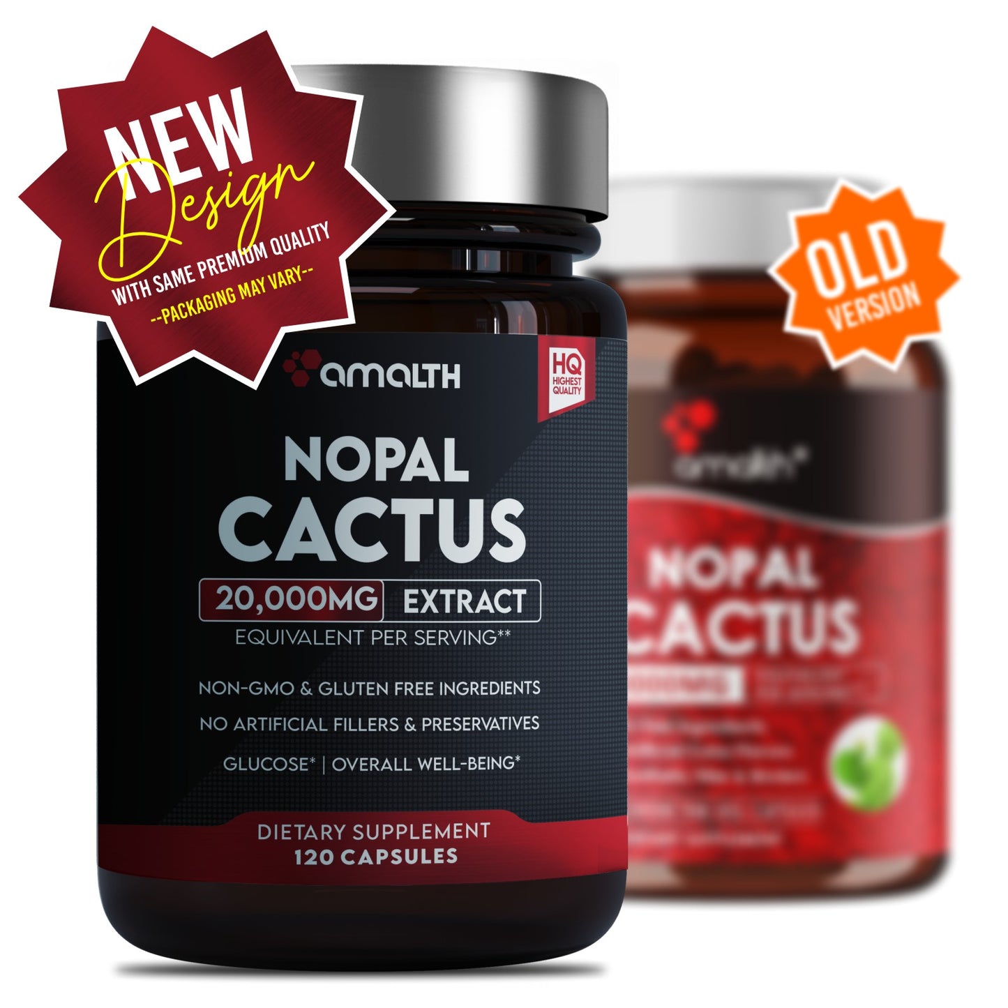 Nopal Cactus Extract Powder 120 Capsules