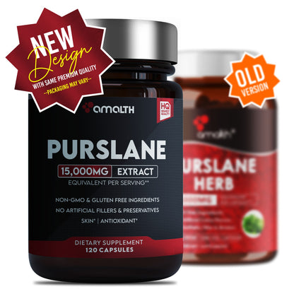 Purslane Extract 15:1 Supplement Capsules 120 Capsules