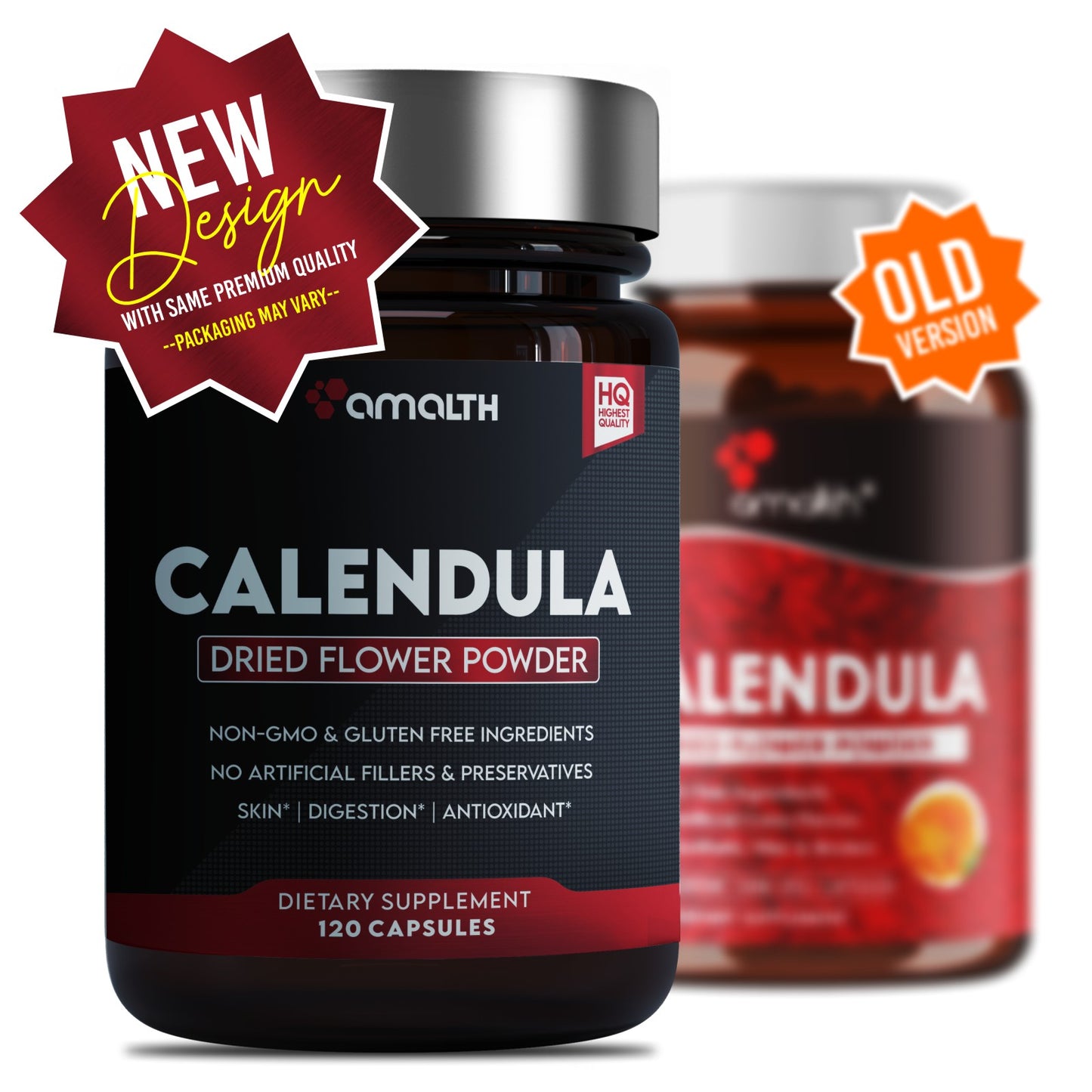 Calendula ( Marigold )Powder 120 Capsules