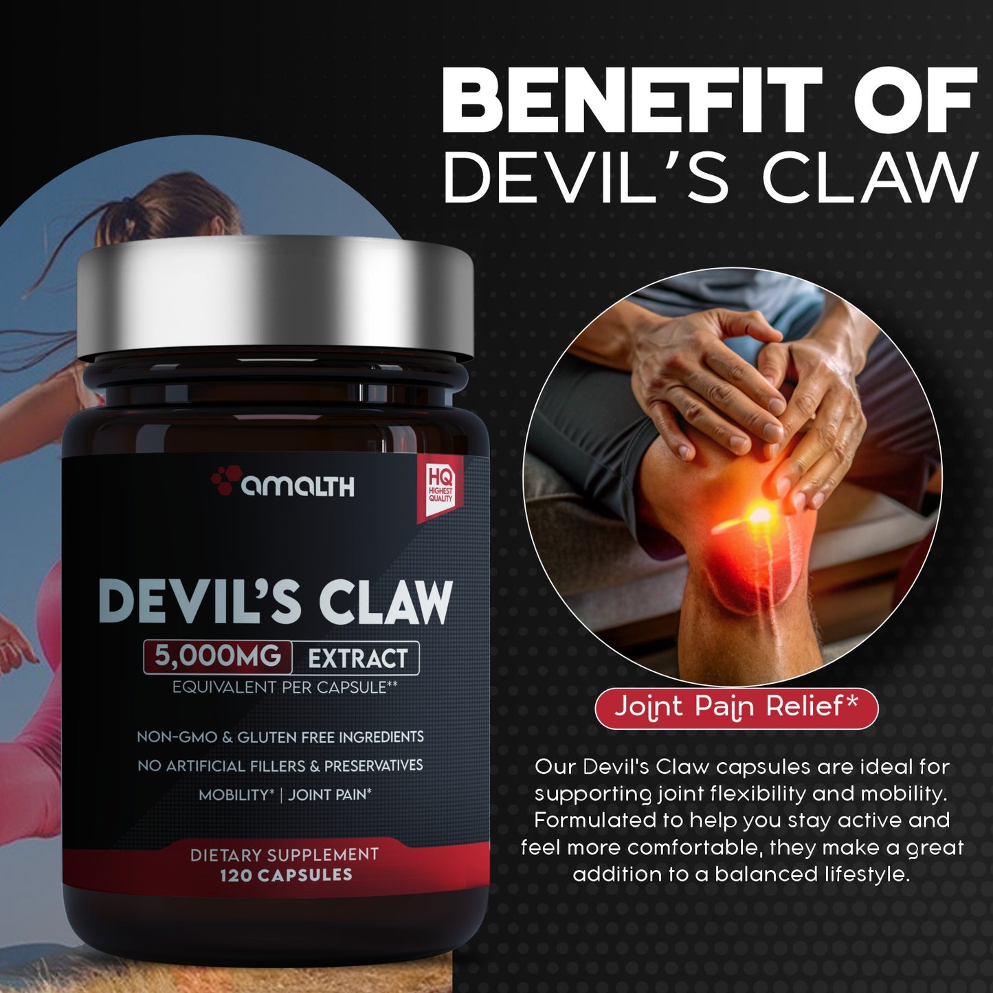 Devils Claw Extract 120 Veg Capsules