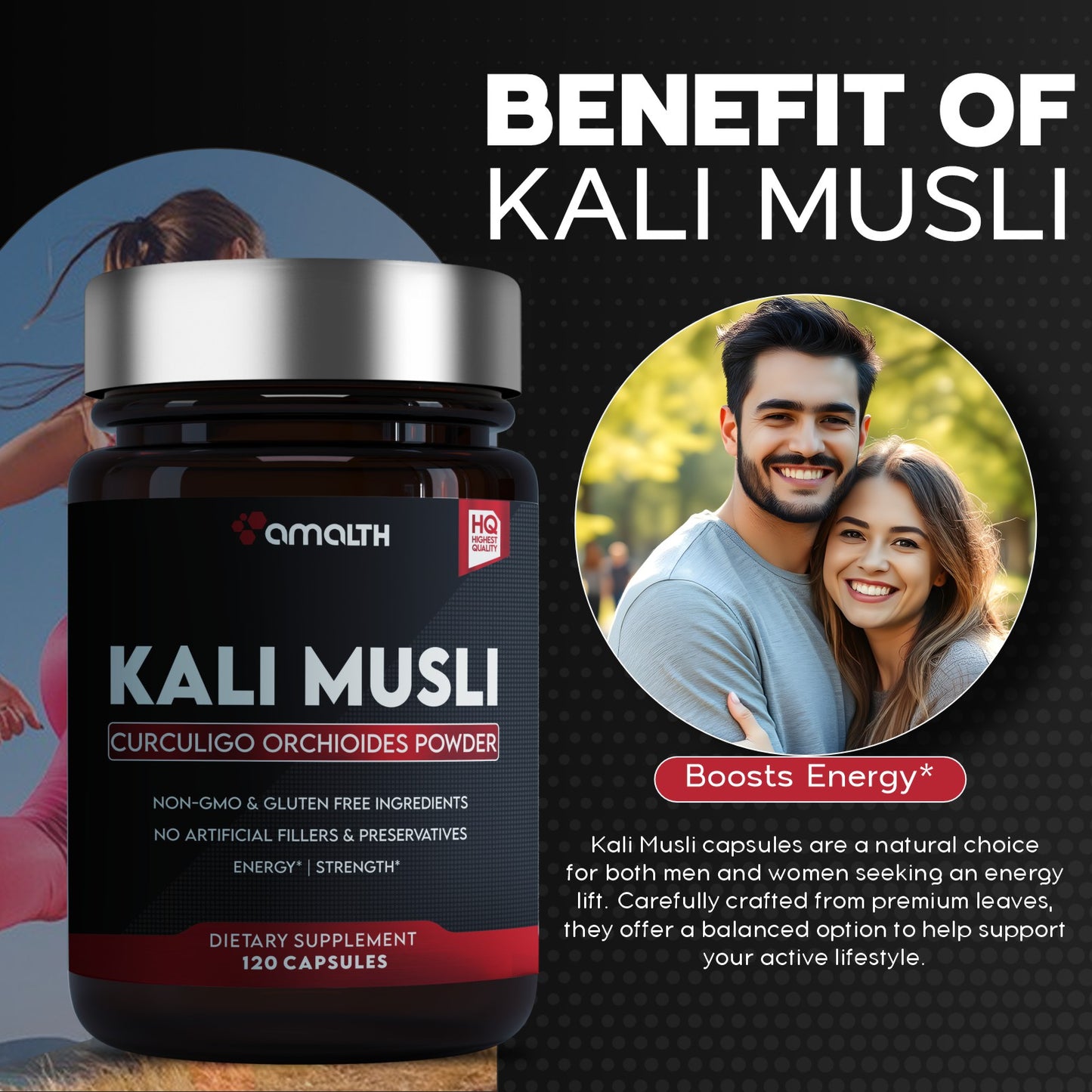 Kali Musli Powder 120 Capsules