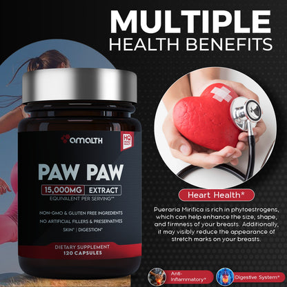 Paw Paw Root 15:1 Extract  120 Capsules