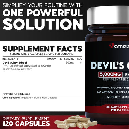 Devils Claw Extract 120 Veg Capsules