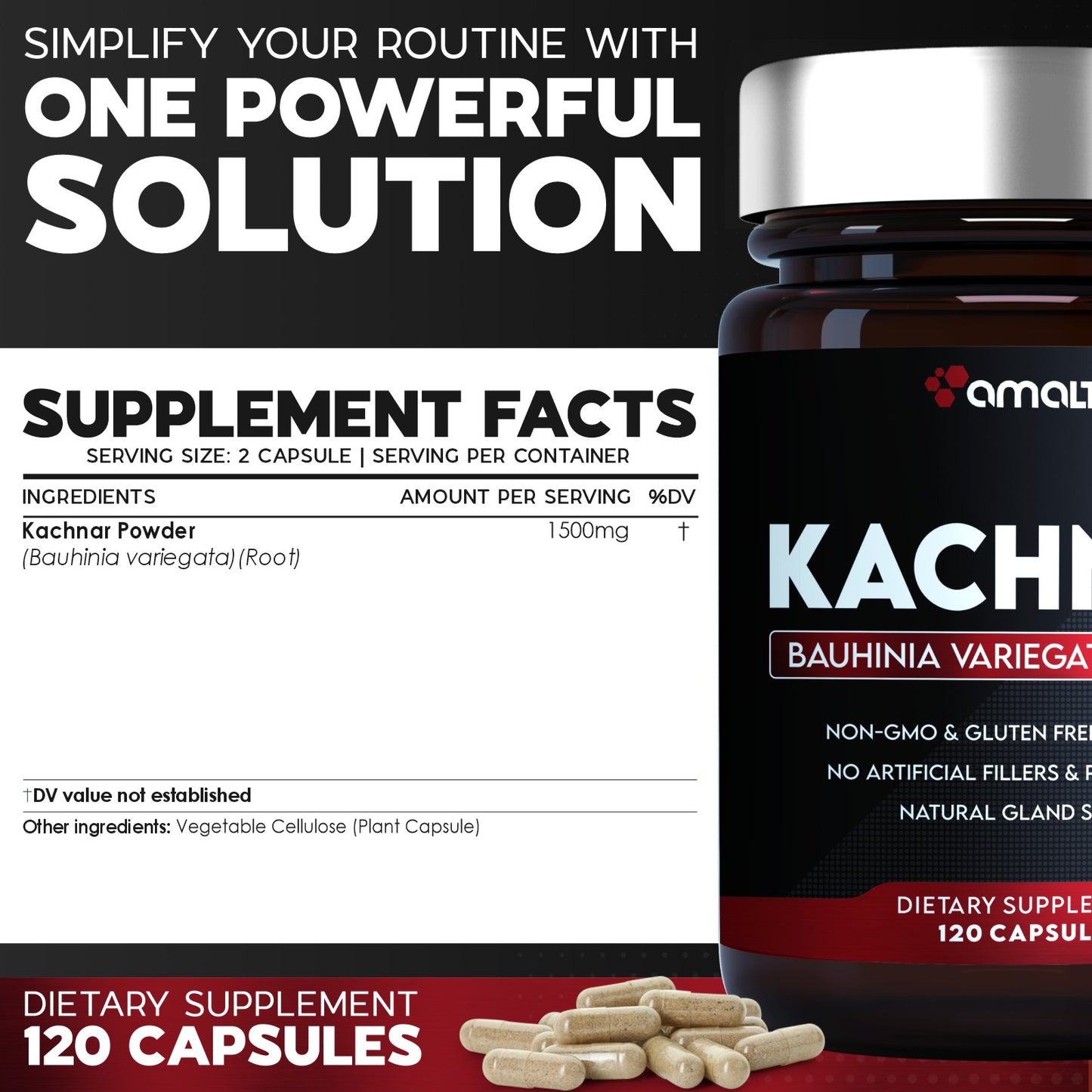 Kachnar Powder 120 Capsules